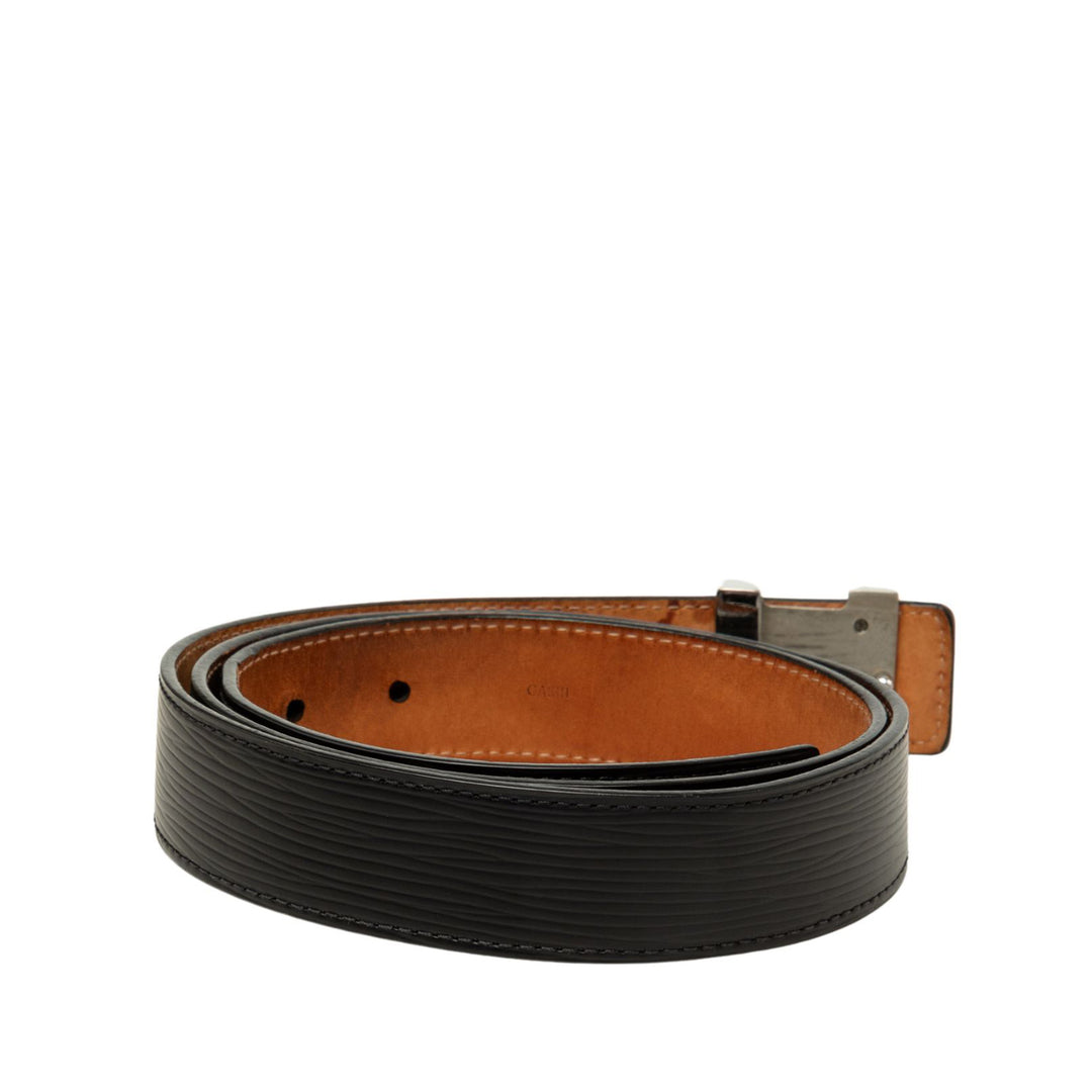 Louis Vuitton Ceinture LV Initiales Épi Noir – vue 3 – GABY PARIS