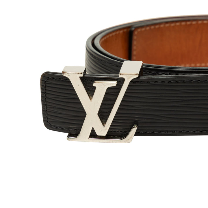Louis Vuitton Ceinture LV Initiales Épi Noir – vue 4 – GABY PARIS
