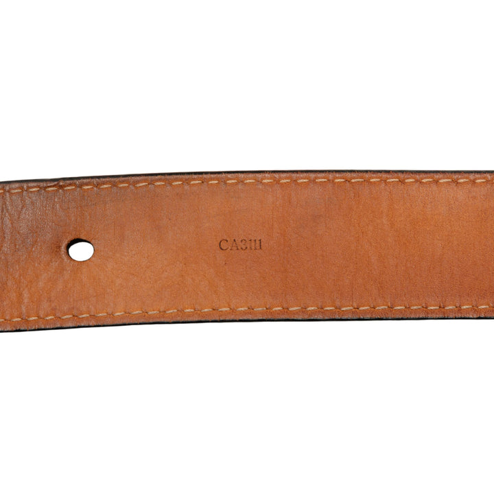 Louis Vuitton Ceinture LV Initiales Épi Noir – vue 9 – GABY PARIS