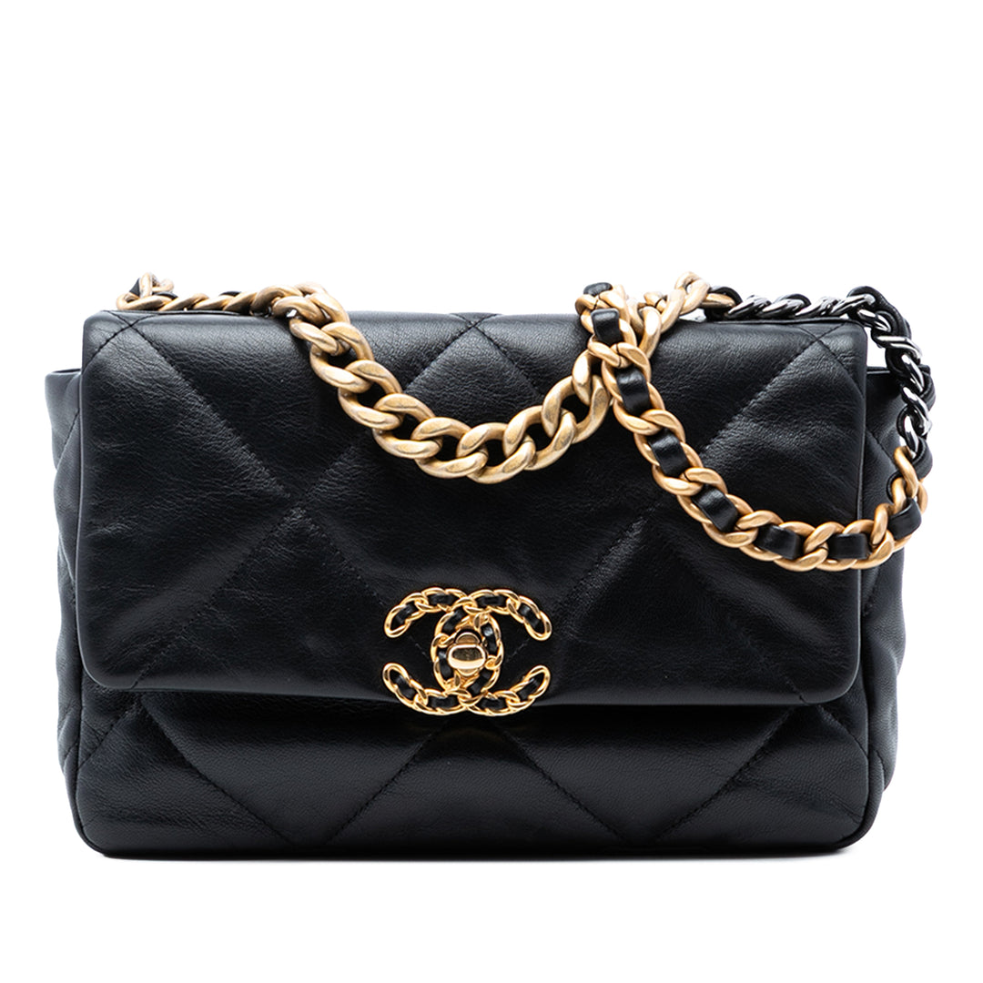 Chanel Medium Cuir d’agneau 19 à rabat