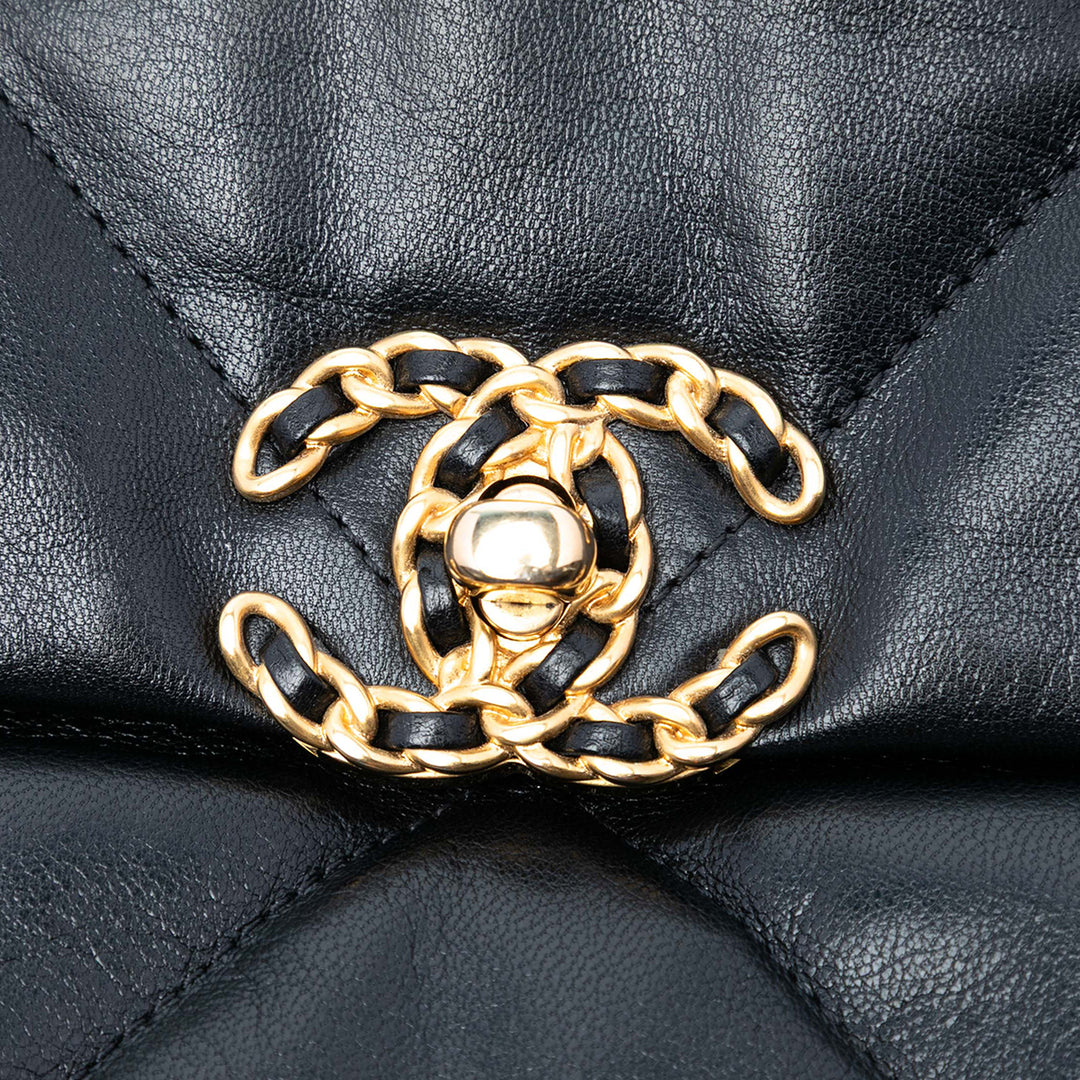 Chanel Medium Cuir d’agneau 19 à rabat