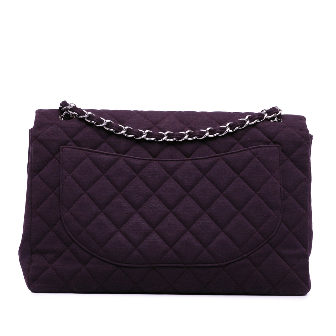 Maxi Classic Jersey Single Flap Purple - Gaby Paris