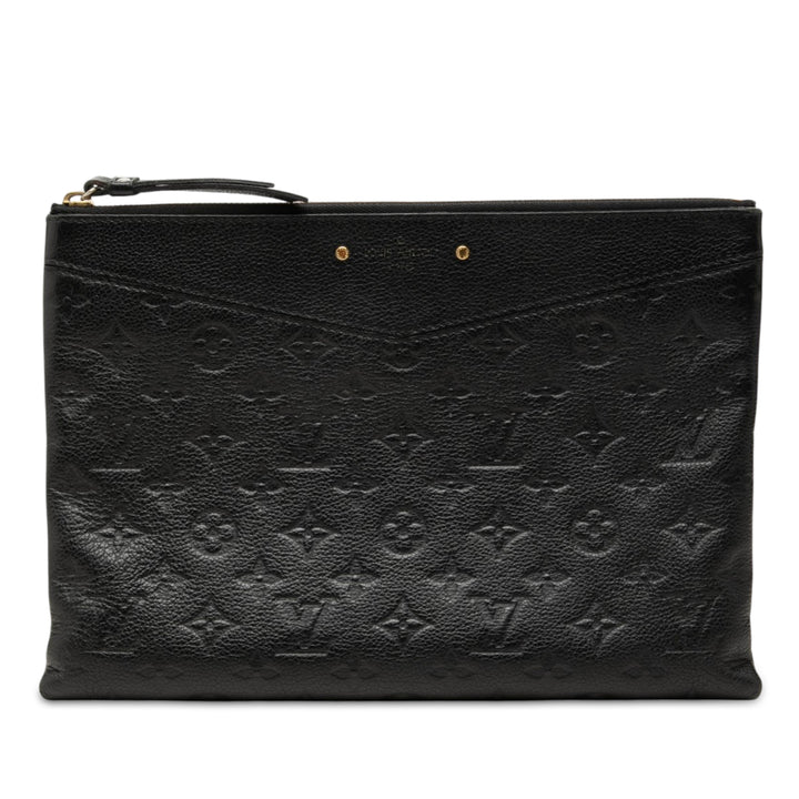 Louis Vuitton Daily Pochette Monogram Empreinte Noir – vue principale – GABY PARIS