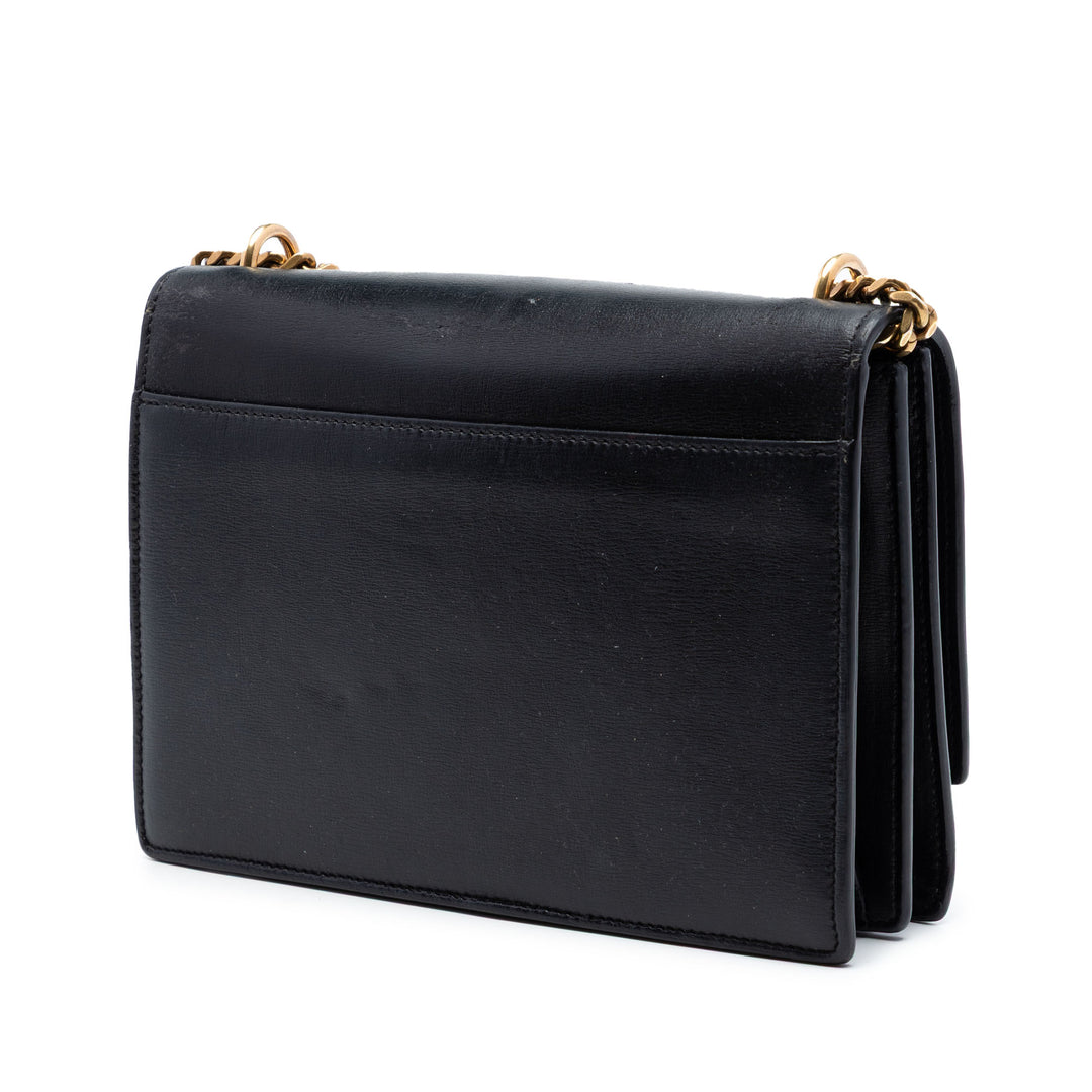 Saint Laurent Medium Cuir de veau Monogram Sunset Sac porté croisé
