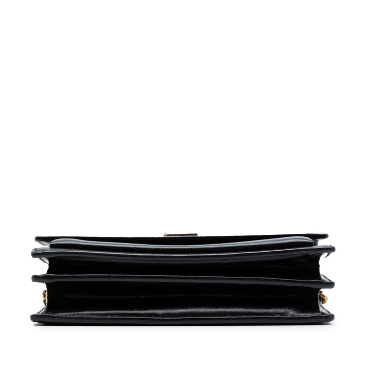 Saint Laurent Medium Cuir de veau Monogram Sunset Sac porté croisé