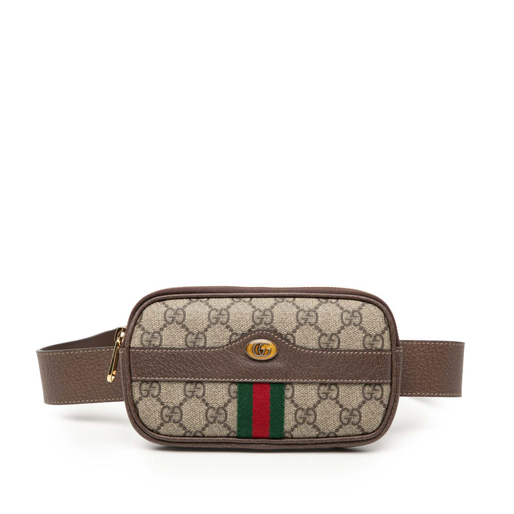 Gucci Small GG Supreme Web Ophidia Sac ceinture