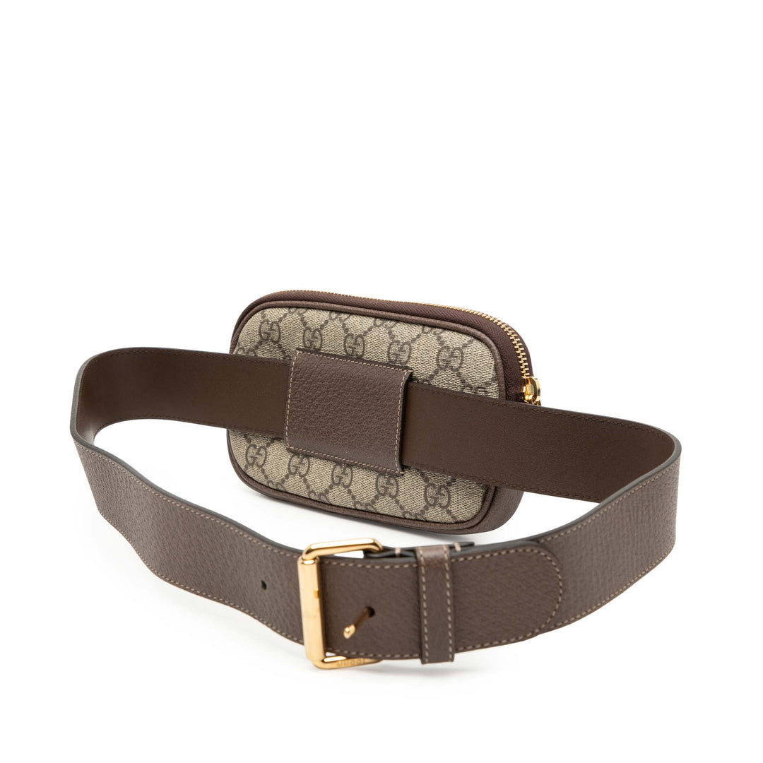 Gucci Small GG Supreme Web Ophidia Sac ceinture