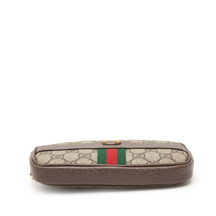 Gucci Small GG Supreme Web Ophidia Sac ceinture