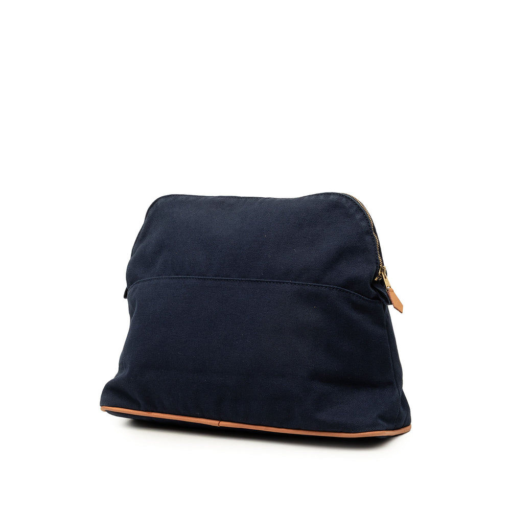 Hermès Pochette Bolide Trousse De Voyage GM Bleu – vue 2 – GABY PARIS
