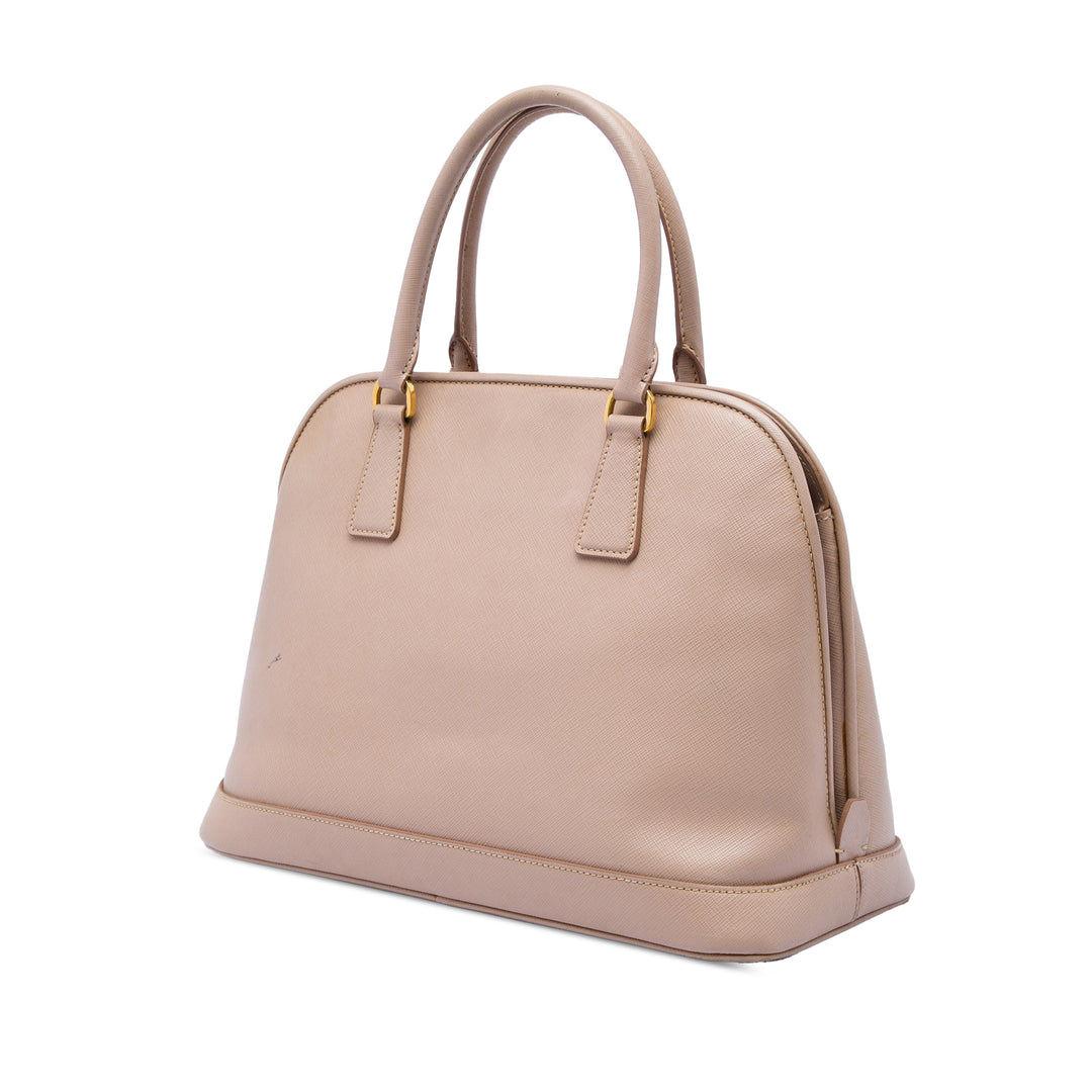 Prada Sac à main Lux Open Promenade Saffiano Grand Rose – vue 2 – GABY PARIS