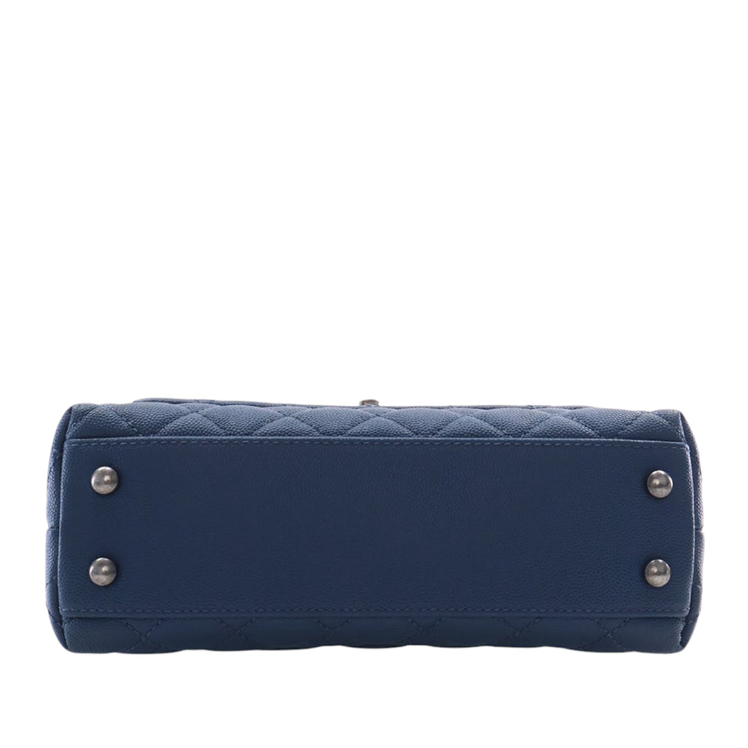 Chanel Matelassé Coco sac à Mini Cuir caviar