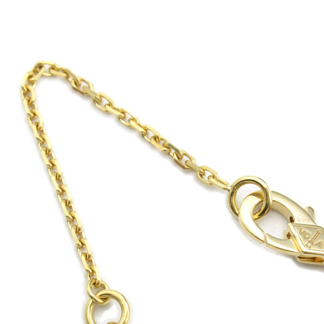 18K Yellow Gold and Onyx Vintage Alhambra Pendant Necklace Gold - Gaby Paris