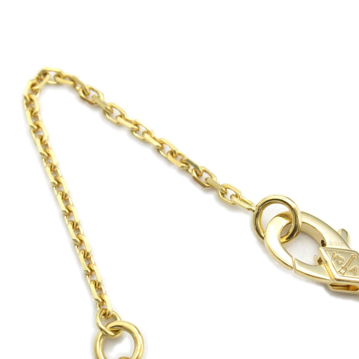 18K Yellow Gold and Onyx Vintage Alhambra Pendant Necklace Gold - Gaby Paris