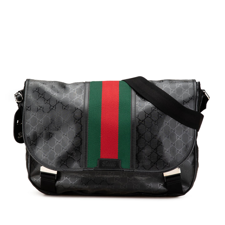 GG Imprime Web Crossbody Black - Gaby Paris