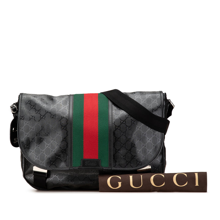 GG Imprime Web Crossbody Black - Gaby Paris