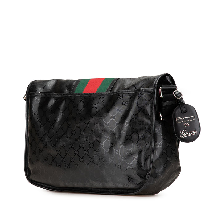 GG Imprime Web Crossbody Black - Gaby Paris