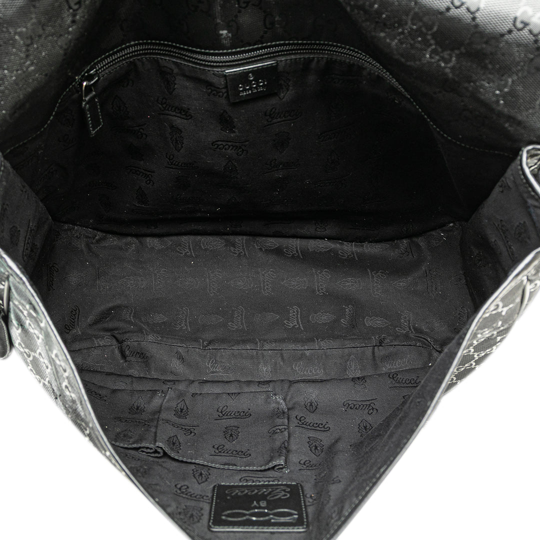 GG Imprime Web Crossbody Black - Gaby Paris