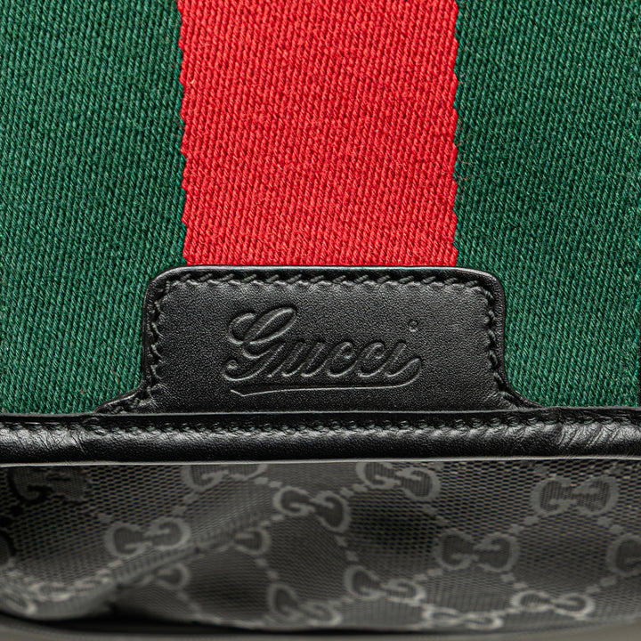 GG Imprime Web Crossbody Black - Gaby Paris