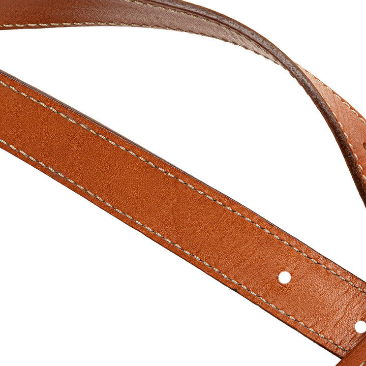 Macadam Coated Canvas Tote Brown - Gaby Paris