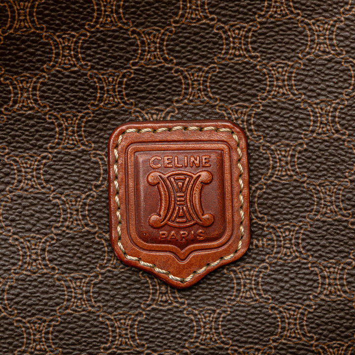 Macadam Coated Canvas Tote Brown - Gaby Paris