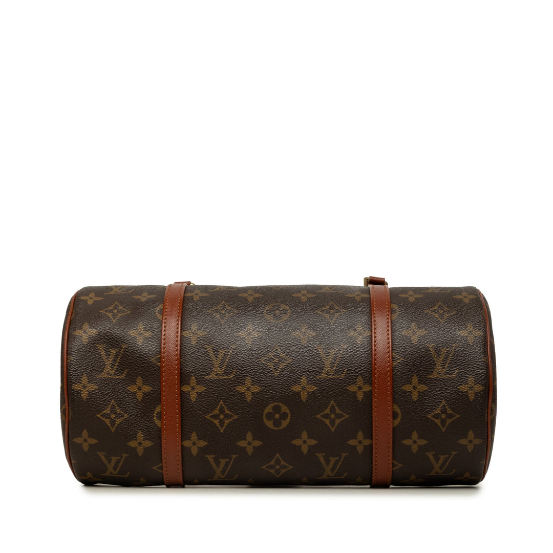 Louis Vuitton Sac à main Papillon 30 Monogram Marron – vue 3 – GABY PARIS