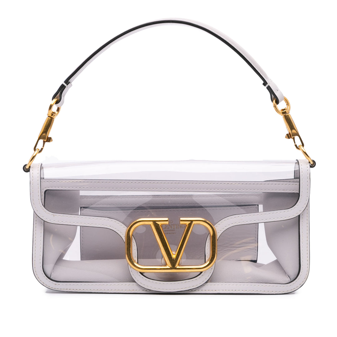 Valentino PVC VLogo Loco Sac cartable Blanc – GABY PARIS Authentique