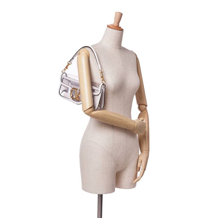 Valentino PVC VLogo Loco Sac cartable Blanc – GABY PARIS Authentique