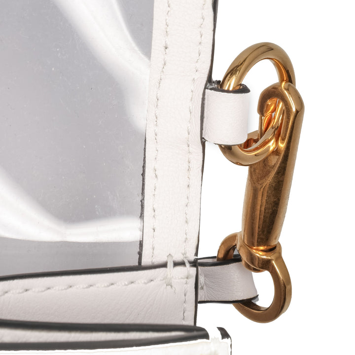 Valentino PVC VLogo Loco Sac cartable Blanc – GABY PARIS Authentique