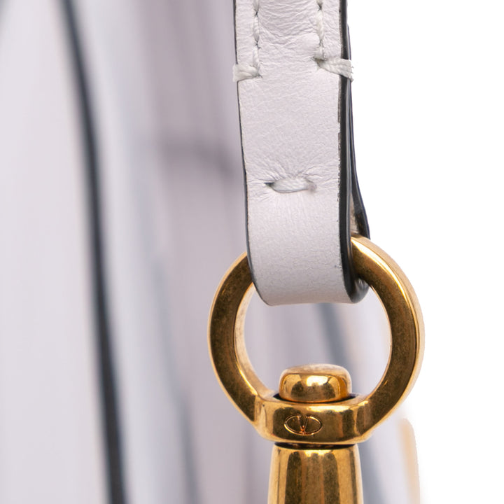 Valentino PVC VLogo Loco Sac cartable Blanc – GABY PARIS Authentique