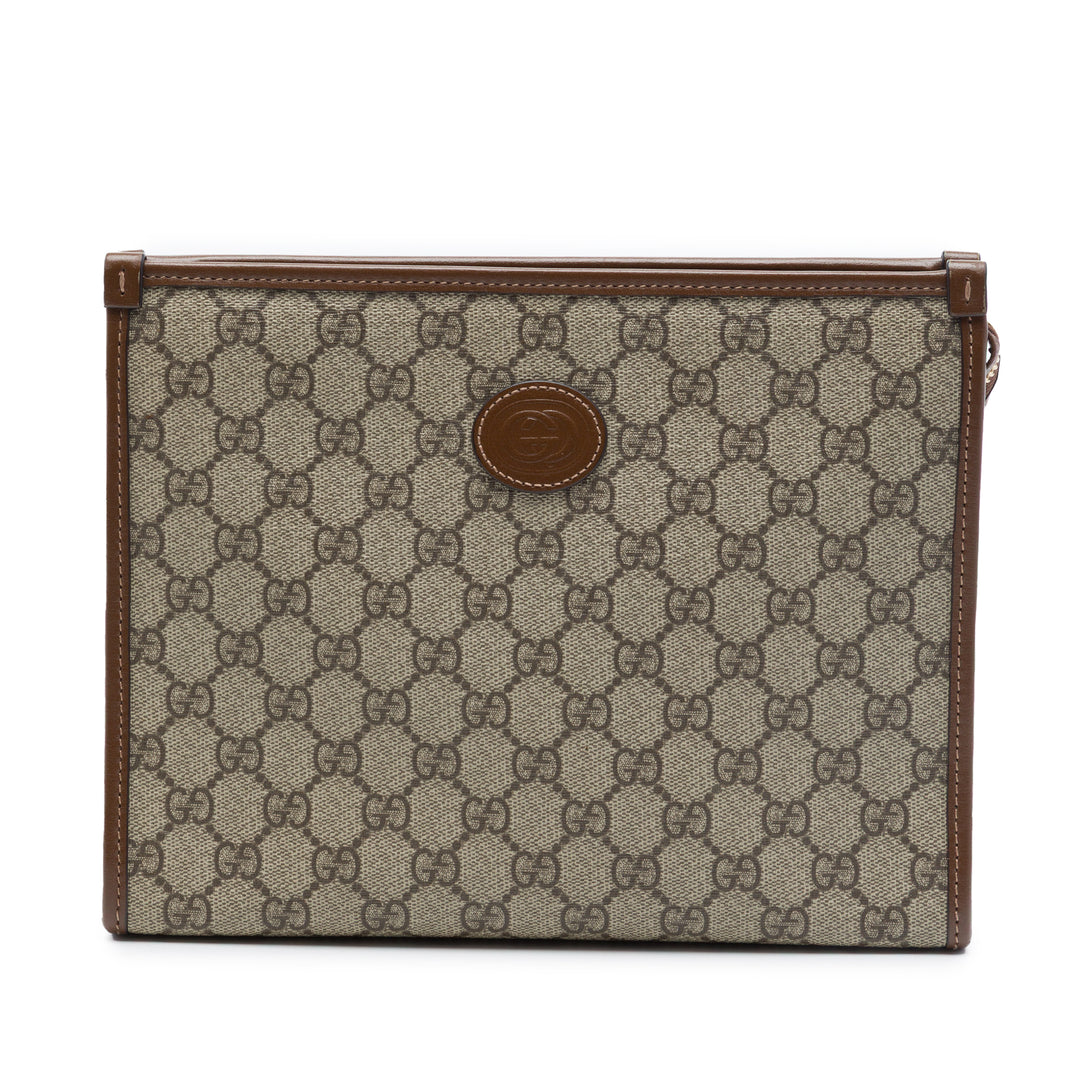 Gucci GG Supreme Retro Interlocking G Pochette