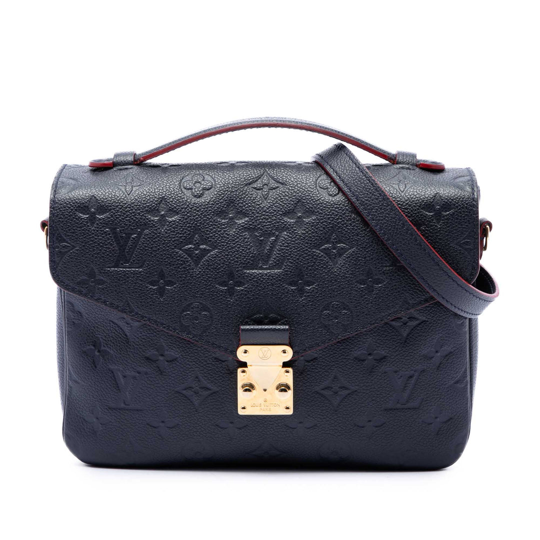 Louis Vuitton Pochette Métis Monogram Empreinte Bleu
