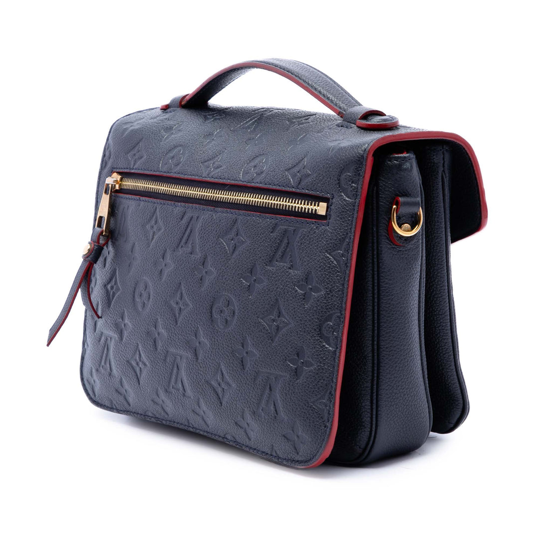 Louis Vuitton Pochette Métis Monogram Empreinte Bleu