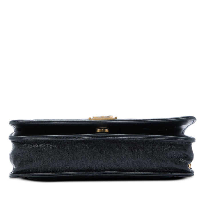 Chanel Matelassé Boy Wallet on Chain Cuir caviar