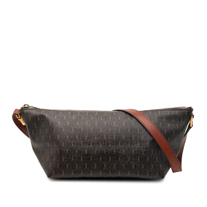 Saint Laurent Le Monogramme Coated Toile Sac bandoulière
