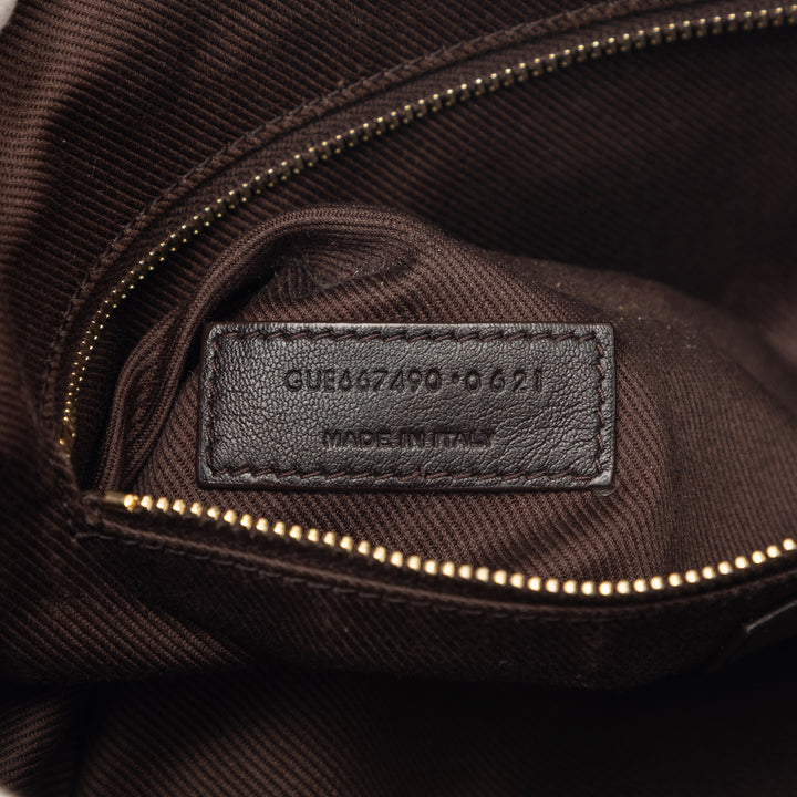 Saint Laurent Le Monogramme Coated Toile Sac bandoulière