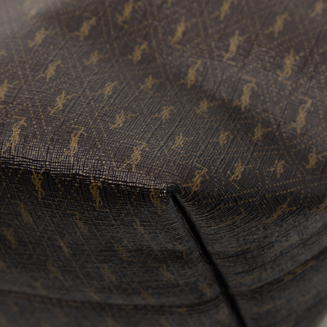 Saint Laurent Le Monogramme Coated Toile Sac bandoulière