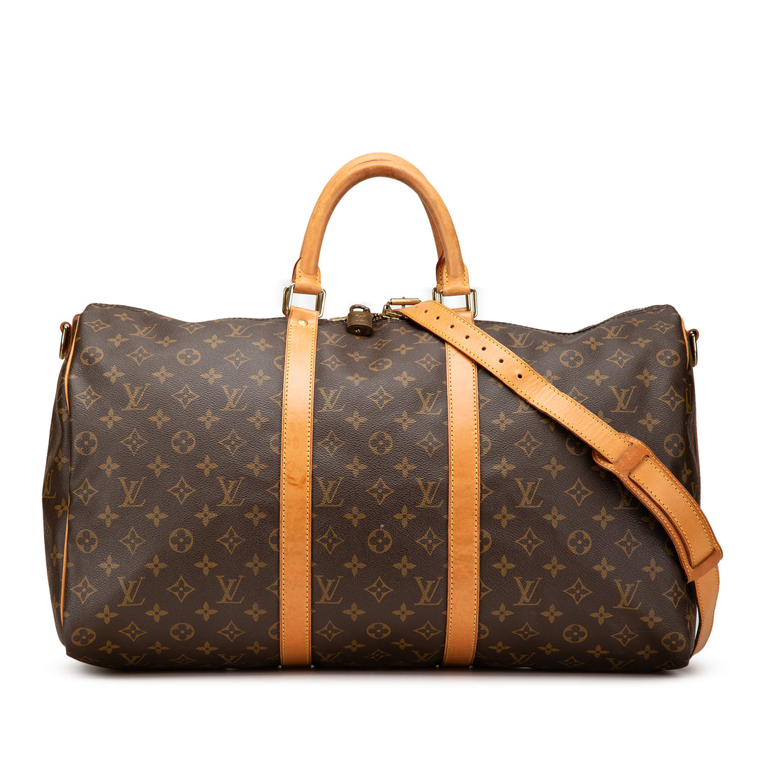 Monogram Keepall Bandouliere 50 Brown - Gaby Paris