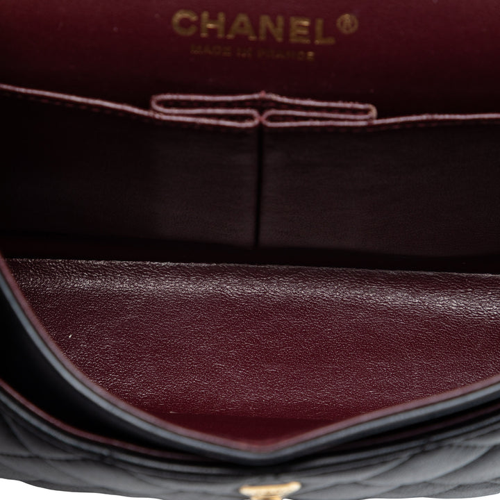 Chanel Small Classic Cuir d’agneau Double rabat