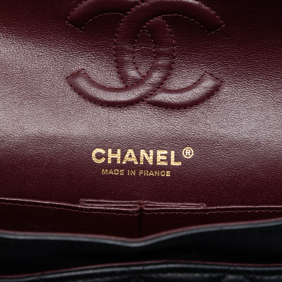 Chanel Small Classic Cuir d’agneau Double rabat