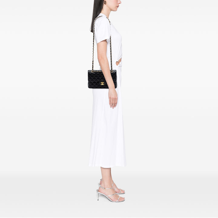 Chanel Small Classic Cuir d’agneau Double rabat