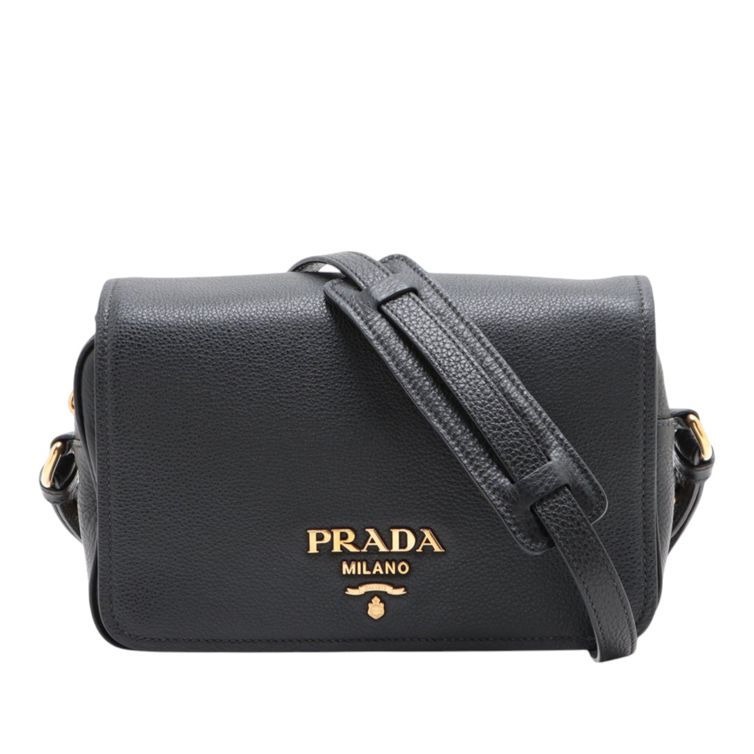 Prada Vitello Phenix à rabat Sac porté croisé