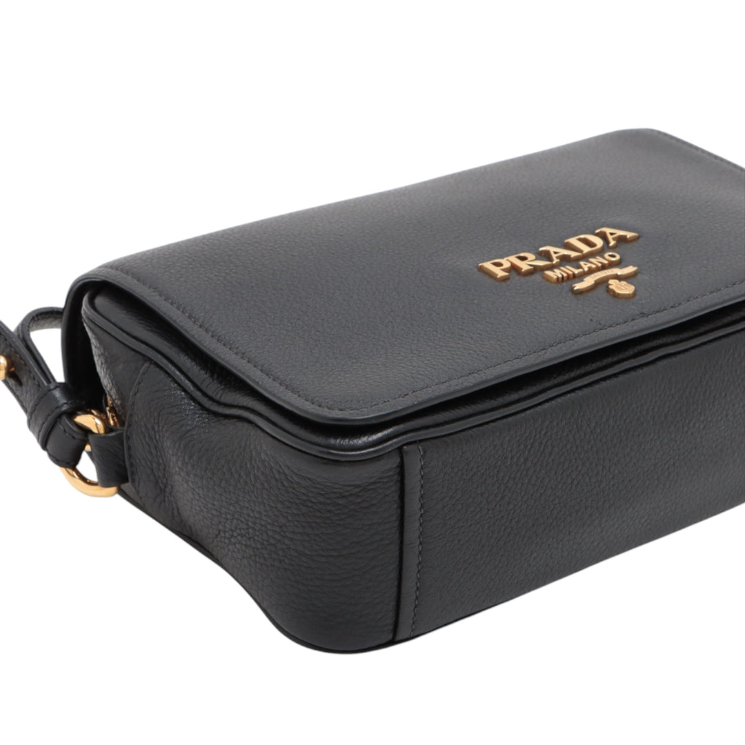 Prada Vitello Phenix à rabat Sac porté croisé