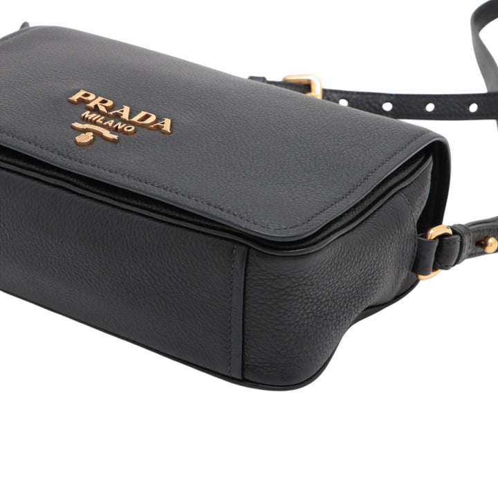 Prada Vitello Phenix à rabat Sac porté croisé