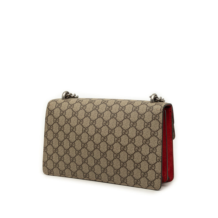 Gucci Sac porté épaule Dionysus GG Supreme Moyen Beige – vue 2 – GABY PARIS