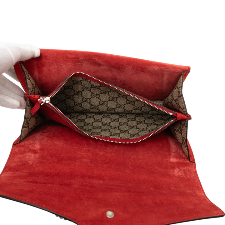 Gucci Sac porté épaule Dionysus GG Supreme Moyen Beige – vue 4 – GABY PARIS