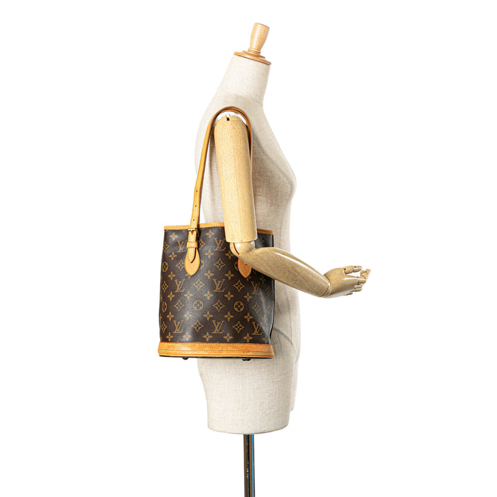 Monogram Petit Bucket Brown - Gaby Paris