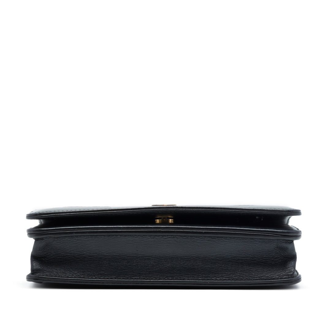 Chanel Matelassé vieilli Cuir de veau Gabrielle Wallet on Chain