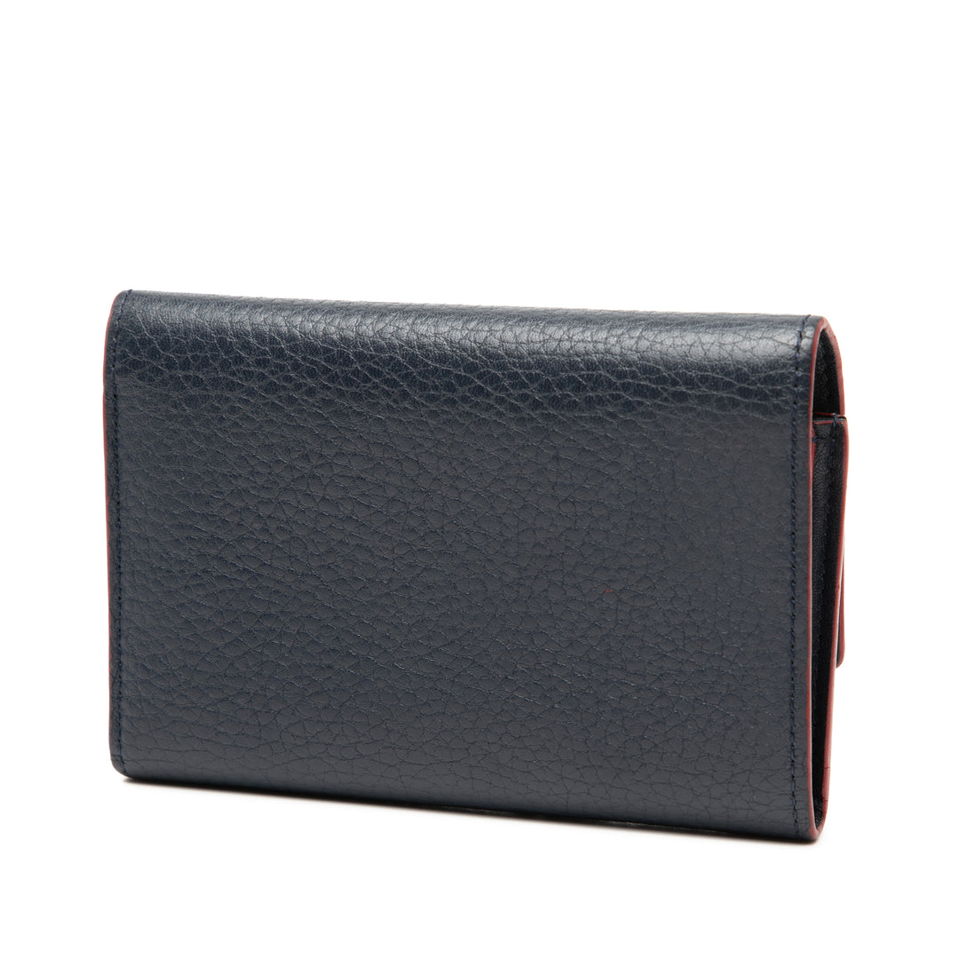 Louis Vuitton Taurillon Capucines Compact Portefeuille
