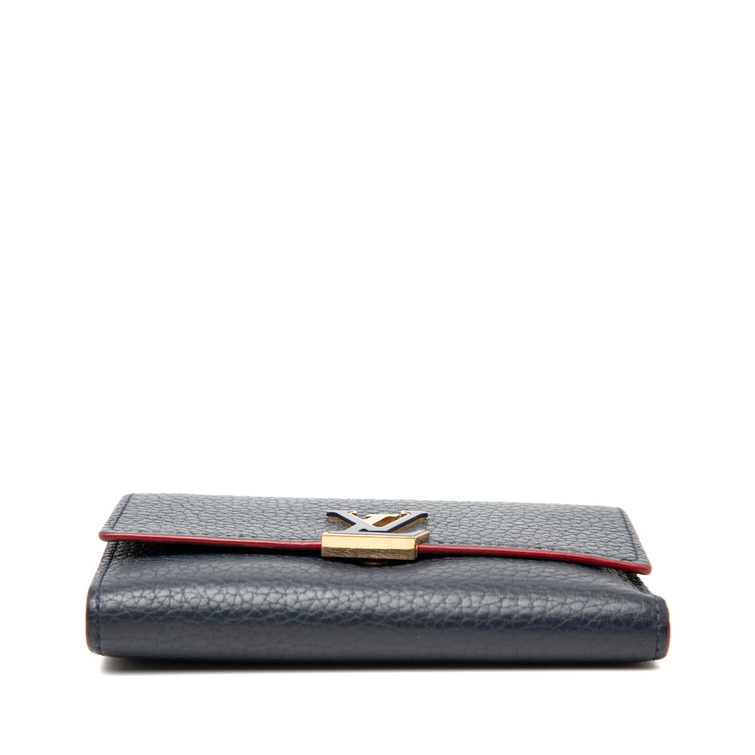Louis Vuitton Taurillon Capucines Compact Portefeuille