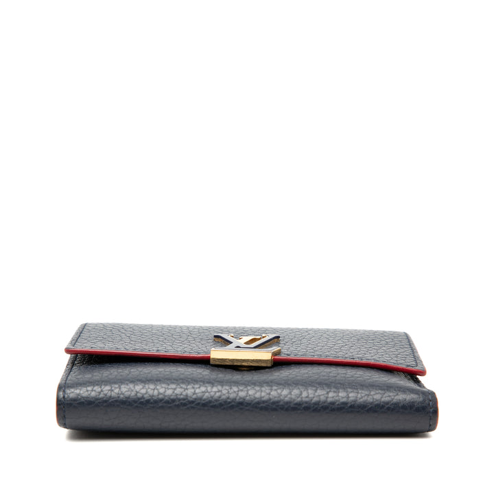 Louis Vuitton Taurillon Capucines Compact Portefeuille